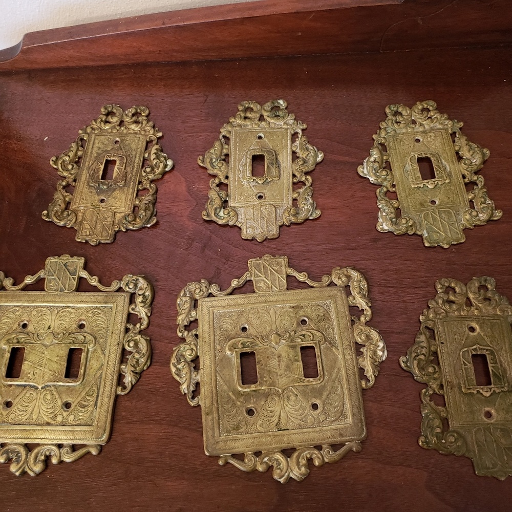 Genuine Brass Switchplate Covers